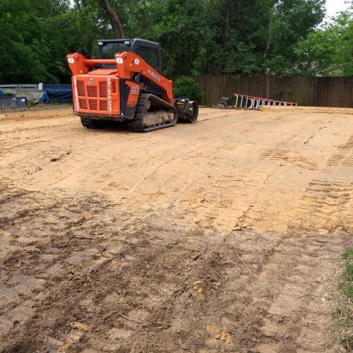 Compaction on Pad for Building